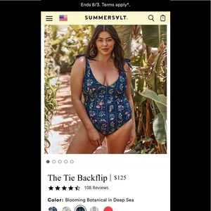 Summersalt the tie backflip size 10
